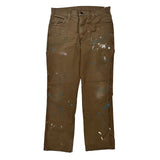 Dickies Carpenter Trousers - 34W 31L Brown Cotton