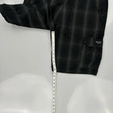 Wrangler Checked Cargo Shorts - 35W 10L Black Cotton