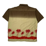 Overstreet Hawaiian Shirt - Large Beige Cotton