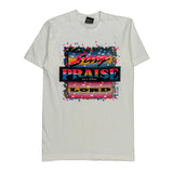 Single Stitch Religious Fruit Of The Loom Graphic T-Shirt - Small Multicoloured Cotton Blend