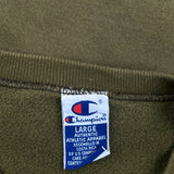 Champion Sweatshirt - Large Green Cotton