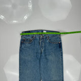 501 Levis Jeans - 36W 30L Blue Denim