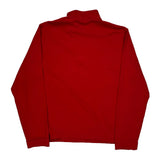 Polo By Ralph Lauren 1/4 Zip - Large Red Cotton