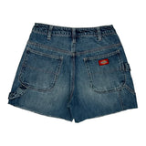 Dickies Denim Shorts - 24W UK 4 Blue Denim