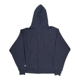 Reverse Weave Champion College Hoodie - Large Navy Cotton