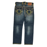 True Religion Contrast Stitch Jeans - 34W 30L Blue Denim