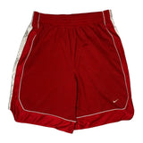 Nike Sport Shorts - Large Red Polyester