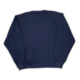 Made In USA Russell Athletic College Sweatshirt - 2XL Navy Cotton
