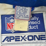 Vintage New York Giants Apex One Nfl Jacket - Large Blue Nylon