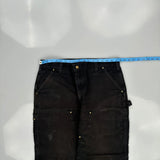 Carhartt Double Knee Carpenter Pants - 35W 30L Gray Cotton