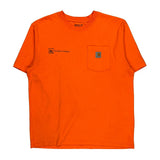 Dc Structures Carhartt T-Shirt - Large Orange Cotton