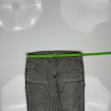 Carhartt Double Knee Carpenter Pants - 34W US 10 Gray Cotton