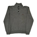 Polo By Ralph Lauren Sweater - XL Gray Cotton