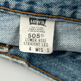 505 Levis Jeans - 28W US 4 Blue Cotton