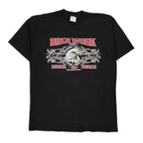 2001 Bike Week All Sport Single Stitch T-Shirt - XL Black Cotton