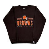 Cleveland Browns Logo 7 Sweatshirt - XL Brown Cotton