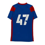 Number 47 Nike Slim Fit Football Shirt - Small Blue Polyester