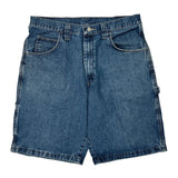 Wrangler Denim Shorts - 32W 10L Blue Cotton