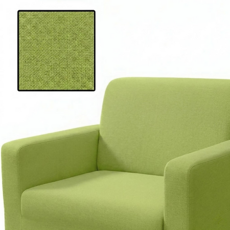 Anyhouz 1 Seater Sofa Cover Plain Apple Green Style and Protection For Living Room Sofa Chair Elastic Stretchable Slipcover