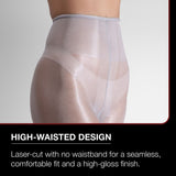 Shiny Semi-Opaque Nylons – 40 Denier Pantyhose | Grey