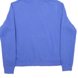 NIKE Womens Blue Thunder Soccer Pullover Hoodie L Cotton Blend Jersey Drawstring