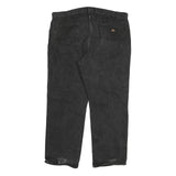 DICKIES Mens Regular Fit Black Denim Jeans W40 L30 Workwear Zip Closure
