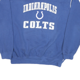 NFL Mens Blue Indianapolis Colts Crew Neck L Sweatshirt Cotton Sportswear