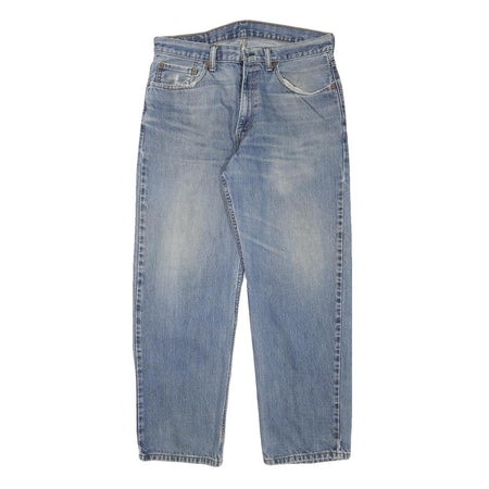 LEVI'S Mens Jeans Blue Regular Straight Denim Light W32 L28 Classic Fit Zip