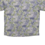 COOKE STREET Mens Blue & Green Pattern Casual Shirt L Cotton Hawaiian Holiday