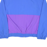 SOARKS Womens Blue & Purple Nylon Zip Jacket M Retro Colourblock Outdoor