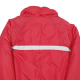 INSIDE EDGE Mens Red & Black Nylon Jacket L Zip Plain Casual Sportswear