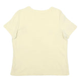 PENDLETON Womens Cream T-Shirt M Short Sleeve Crew Neck Classic Cotton Blend