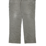 CARHARTT Mens Regular Fit Workwear Grey Denim Jeans W36 L36 Cotton Blend Zip