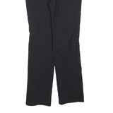 TCM Womens Black Regular Fit Straight Leg Trousers W30 L30 Zip Closure Polyester
