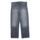 CALVIN KLEIN JEANS Mens Relaxed Blue Denim Medium W34 L30 Cotton Blend Zip