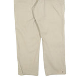 DICKIES Mens Cotton Blend Beige Regular Fit Straight Leg Trousers W38 L28