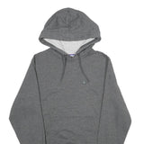 CHAMPION Mens Grey Hoodie XS Cotton Blend Pullover Sweatshirt Drawstring Hood
