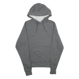 CHAMPION Mens Grey Hoodie XS Cotton Blend Pullover Sweatshirt Drawstring Hood