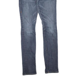 TRUE RELIGION Womens Regular Blue Denim Rinse Zip W24 L32 Classic Fit Jeans
