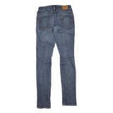 TRUE RELIGION Womens Regular Blue Denim Rinse Zip W24 L32 Classic Fit Jeans