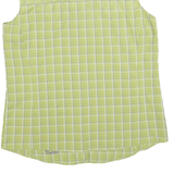 JACK WOLFSKIN Womens Green Checked Sleeveless Shirt UK 12 Lightweight Travel