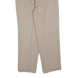 TREVIRA Womens Wool Blend Beige Relaxed Straight Trousers W28 L30 Classic