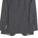 JOOP! Mens Grey Classic Jacket M Woven Plain Formal Button Closure