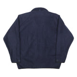 CLIQUE Mens Navy Blue Jacket M Polyester Plain Zip Casual Lightweight Outerwear
