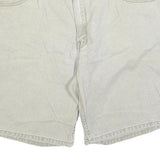 MERONA Mens Shorts Beige Casual Plain L W35 Cotton Blend