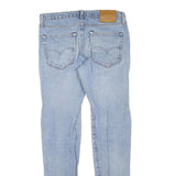 LEVI'S 512 Tapered Womens Jeans Blue Cotton Denim Light W32 L34 Regular Fit Zip