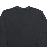 NIKE Mens Black Guerin Catholic Crew Neck M Sweatshirt Cotton Blend Pullover