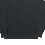 NIKE Mens Black Guerin Catholic Crew Neck M Sweatshirt Cotton Blend Pullover