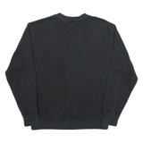 NIKE Mens Black Guerin Catholic Crew Neck M Sweatshirt Cotton Blend Pullover