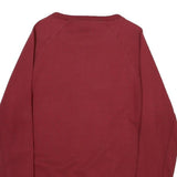 ENGELBERT STRAUSS Womens Red Cotton Blend Crew Neck Sweatshirt S Comfortable